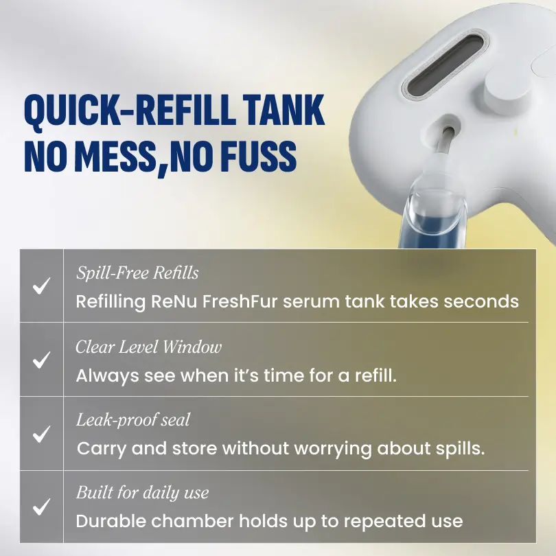 ReNu FreshFur Shower Brush + Bathing Solution - Image 8